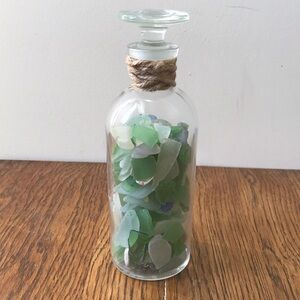Sea Glass Tumbled in Jar